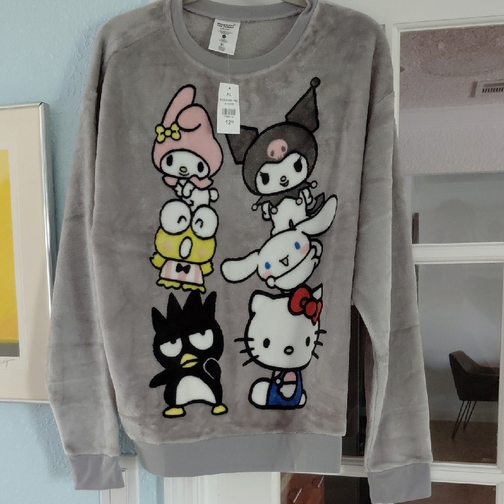 Sanrio Gray Character Sweater